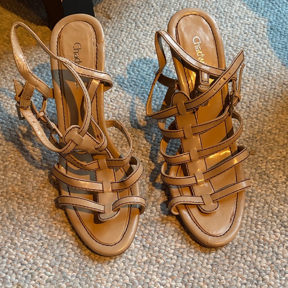 Chadwicks Brown Multi-Strap Sandals